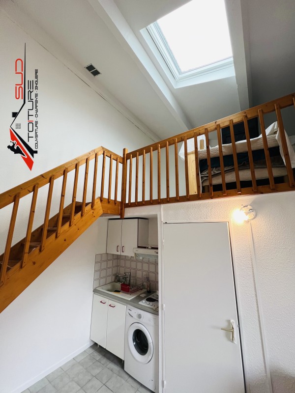 Création d'un habillage de Velux en intérieur à Perpignan