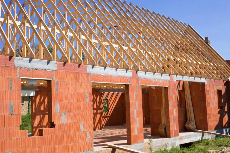 charpente type fermette à Saleilles dans les Pyrénées Orientales