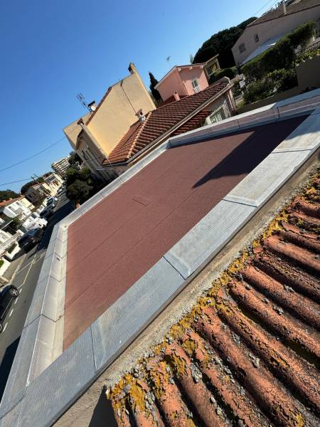étanchéité d'un toit terrasse à Prades dans les Pyrénées Orientales