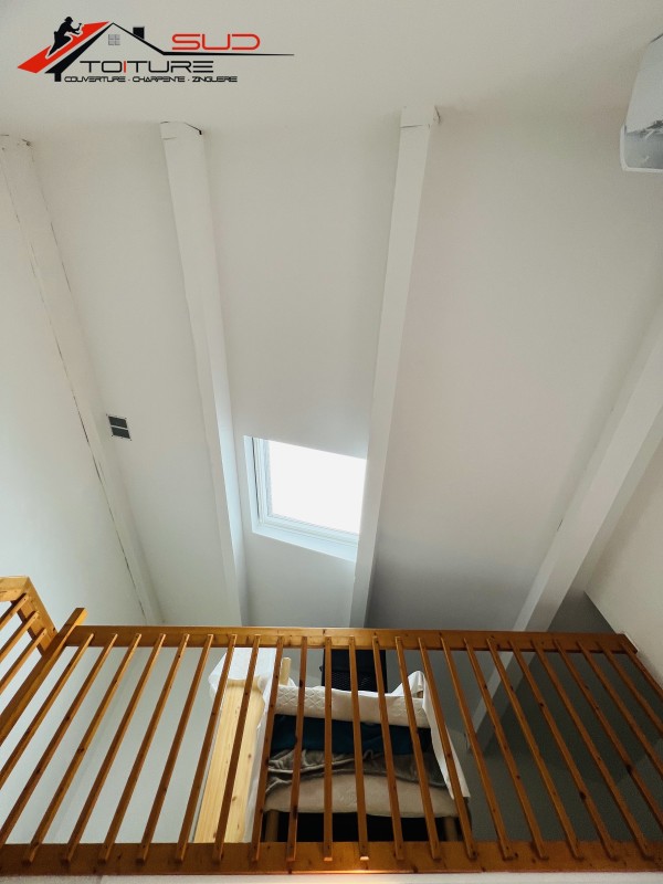 Création d'un habillage de Velux en intérieur à Perpignan