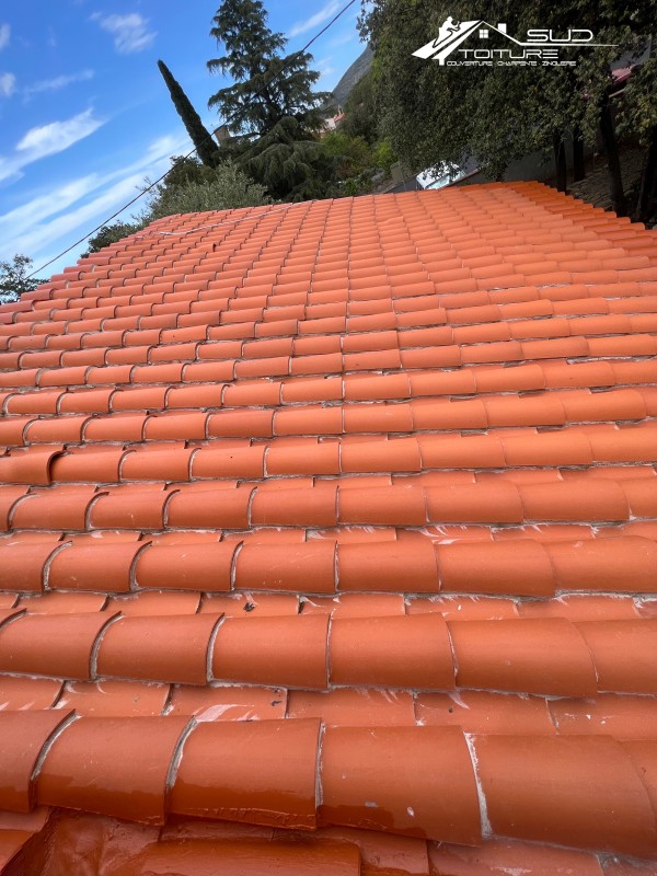 Pulvérisation d’une résine d’imperméabilité pour l’étanchéité complète de la toiture