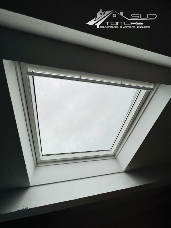 Création d'un habillage de Velux en intérieur à Perpignan